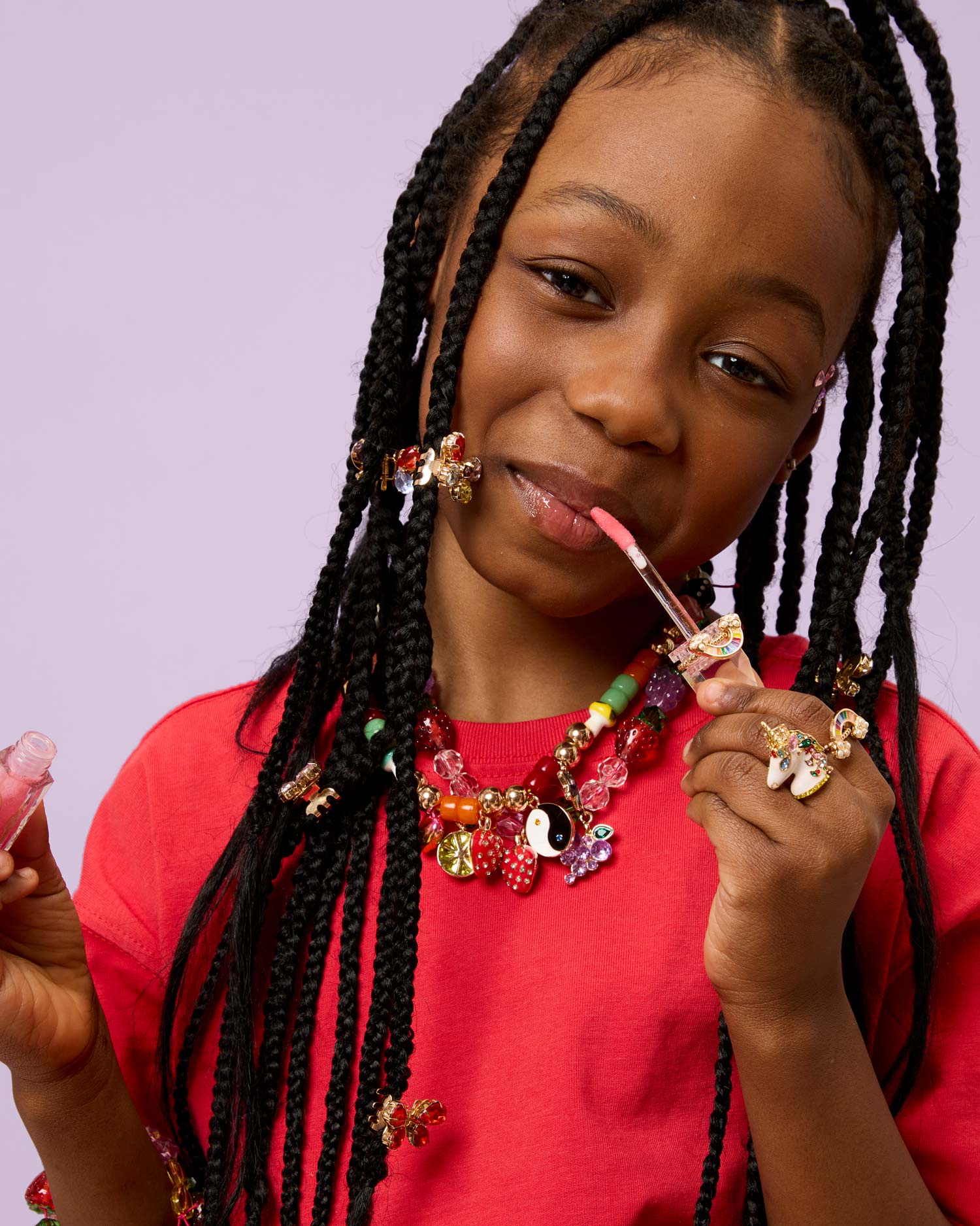 Lip Gloss Ring Set (Gloss It Rainbow)