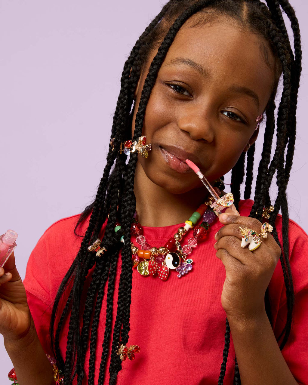 Lip Gloss Ring Set (Gloss It Rainbow)