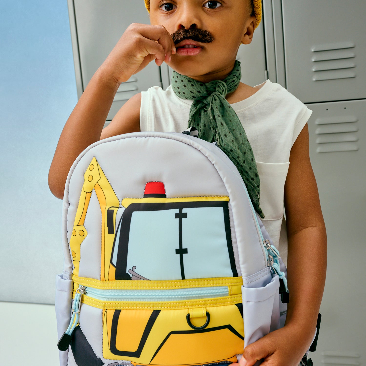 Kane Mini Backpack (Construction Truck)