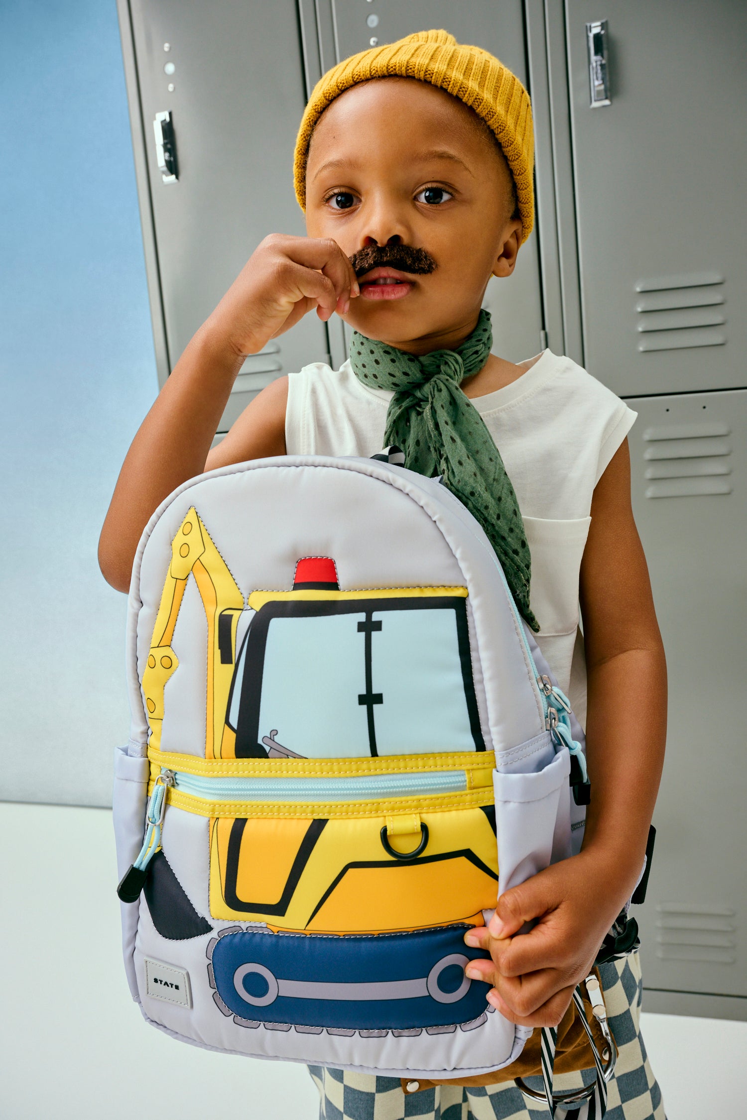Kane Mini Backpack (Construction Truck)