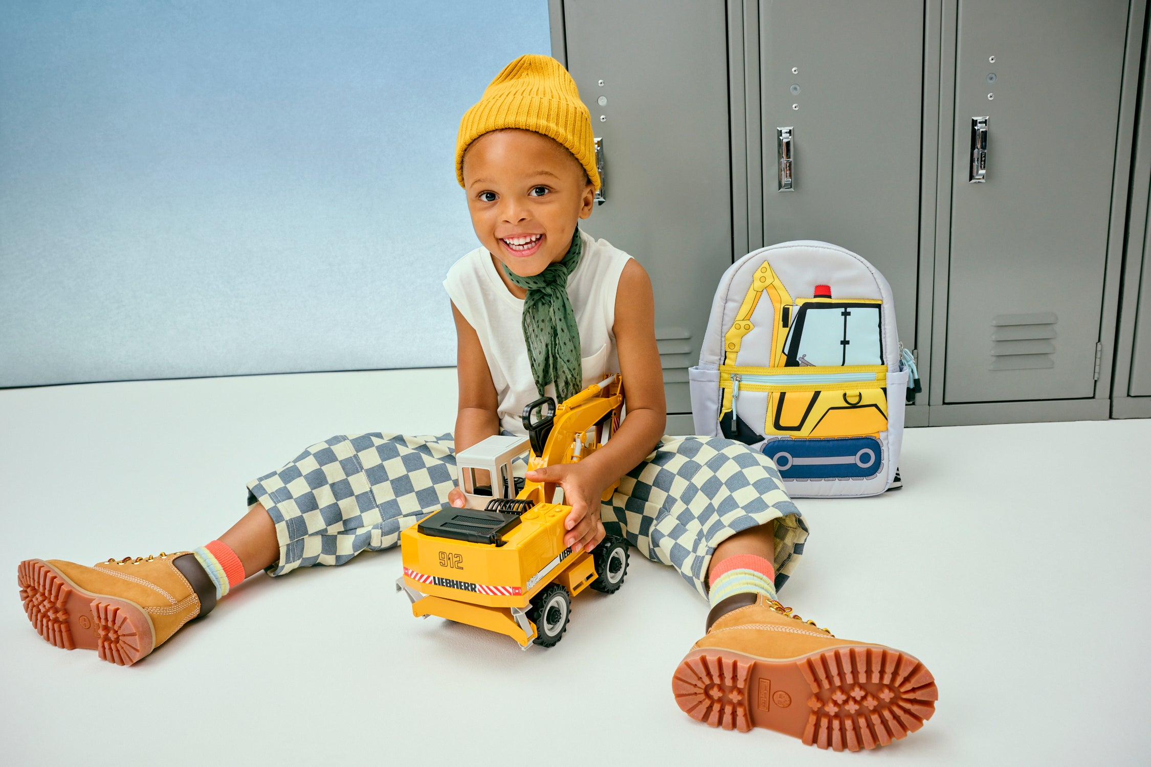Kane Mini Backpack (Construction Truck)