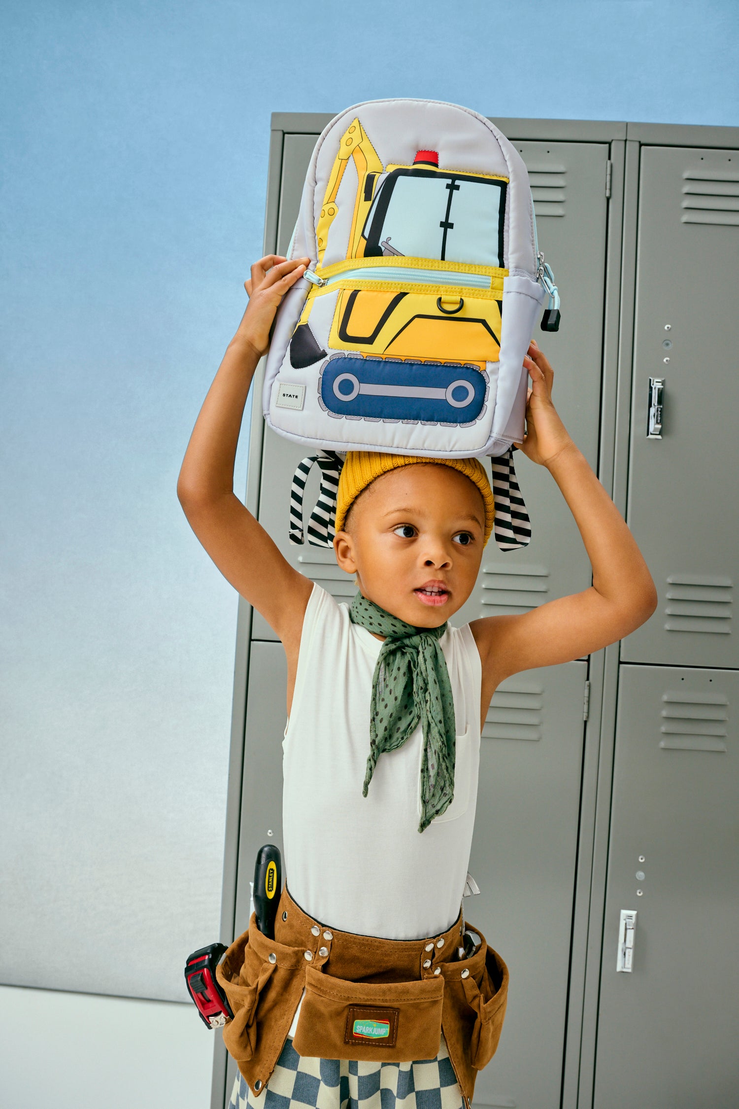 Kane Mini Backpack (Construction Truck)
