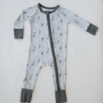 Zip Romper (Lightning Bolts)