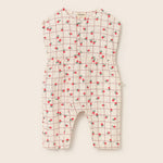 Slub Fruit Poplin Jumpsuit (Ivory)