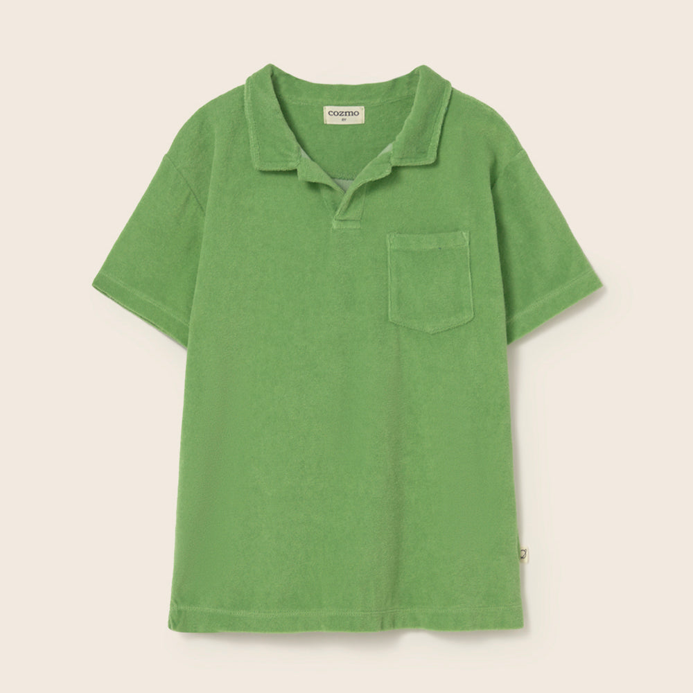 Soft Terry Cloth T-Shirt (Green)