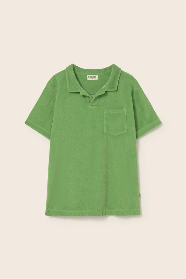 Soft Terry Cloth T-Shirt (Green)