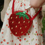 Tut Strawberry Shoulder Bag (Barbados Cherry)