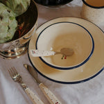 Cherry Cutlery Set (Navy Dot)