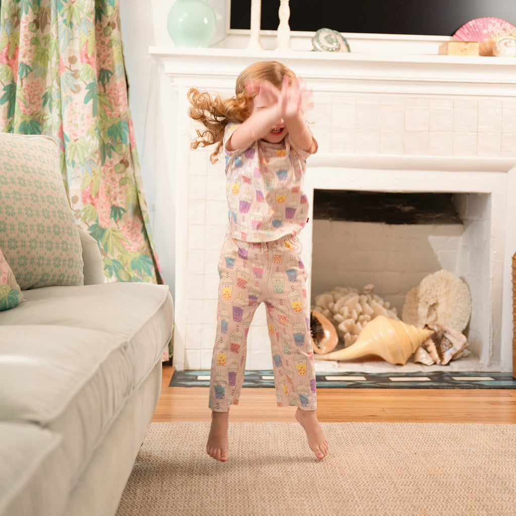 Magnetic Short Sleeve Pajamas (Boba Beau-Tea)