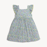 Square Neck Ruffle Sleeve Dress (Lavinia)