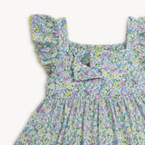 Square Neck Ruffle Sleeve Dress (Lavinia)