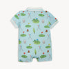 Magnetic Short Sleeve Short Polo Romper (Gopher It)