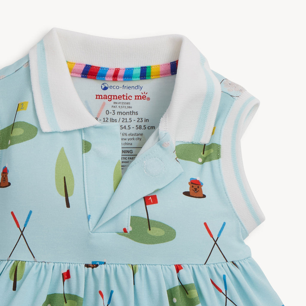 Magnetic Bodysuit Collar Dress (Gopher It)