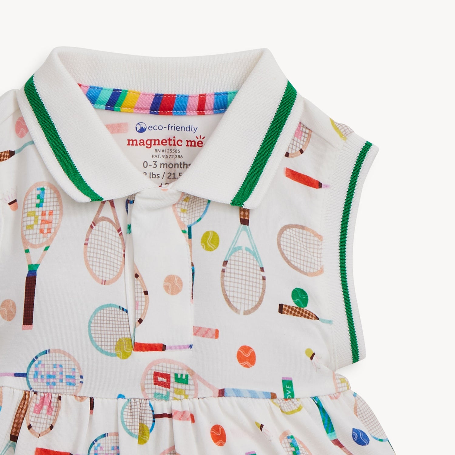 Magnetic Bodysuit Collar Dress (Love All)
