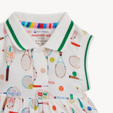 Magnetic Bodysuit Collar Dress (Love All)