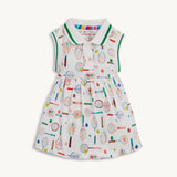 Magnetic Bodysuit Collar Dress (Love All)