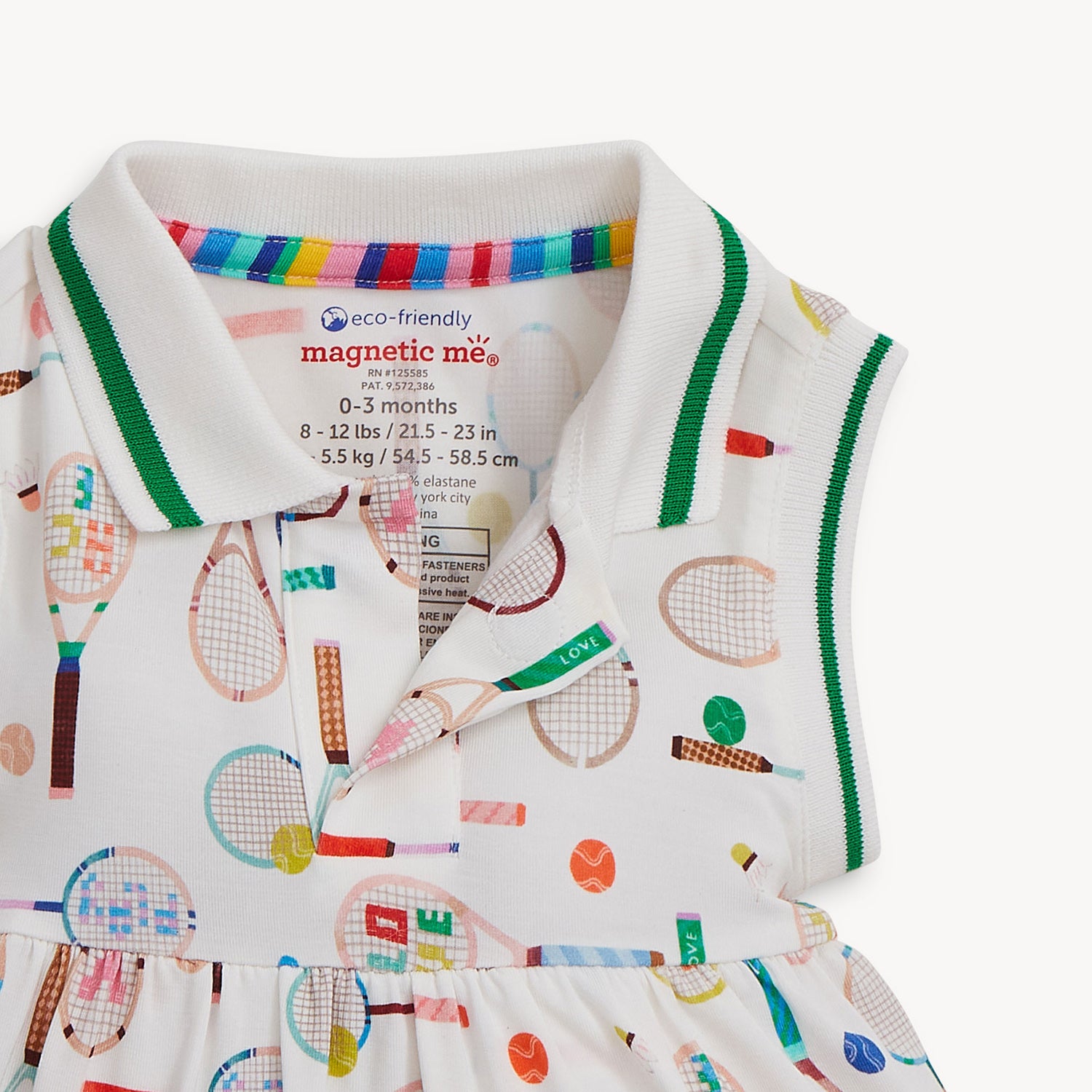 Magnetic Bodysuit Collar Dress (Love All)