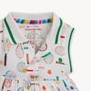 Magnetic Bodysuit Collar Dress (Love All)