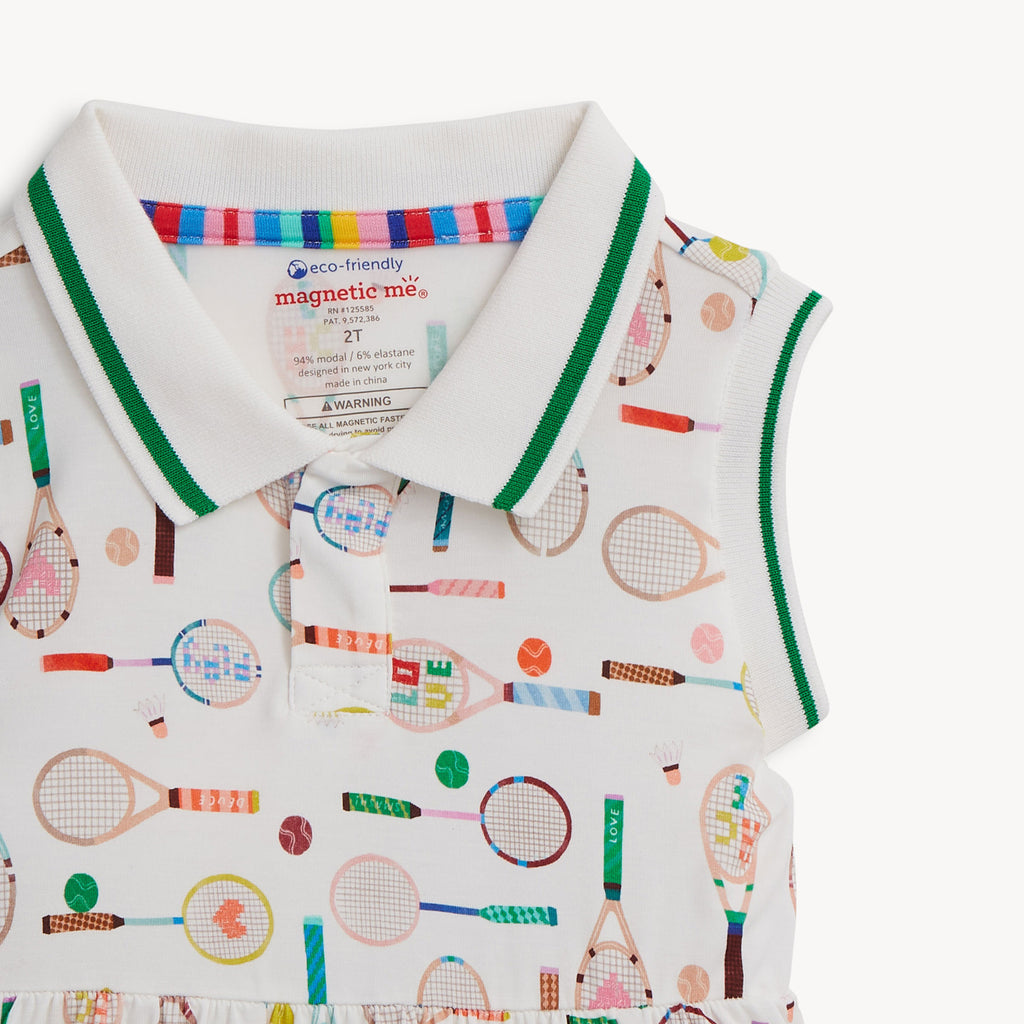 Magnetic Sleeveless Collar Dress (Love All)