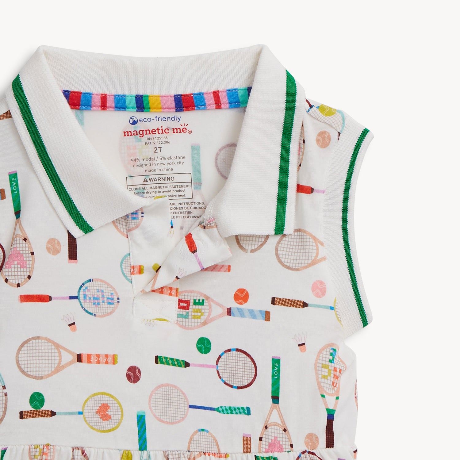 Magnetic Sleeveless Collar Dress (Love All)