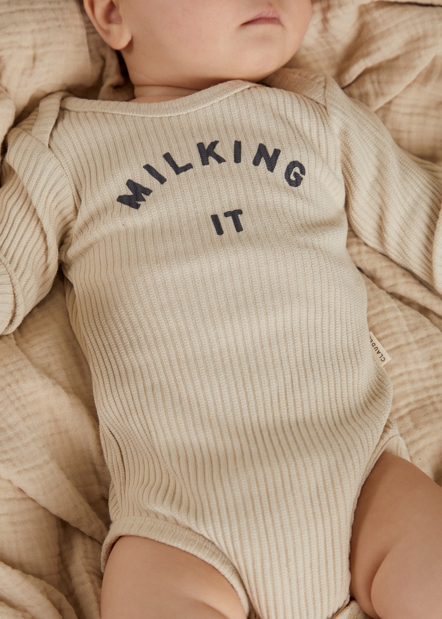 Milking It Bodysuit (Oat)