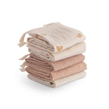 Muslin Washcloth 5-Pack (Rainbow)
