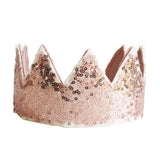 Sequin Sparkle Crown (Rose Gold)