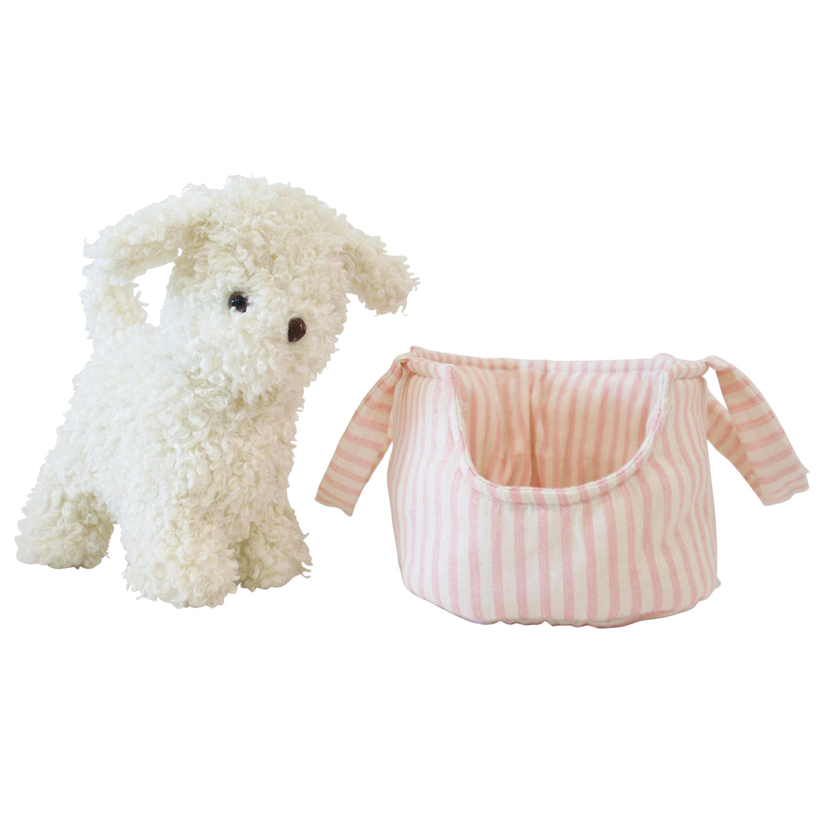 Marshmallow the Puppy & Carrier