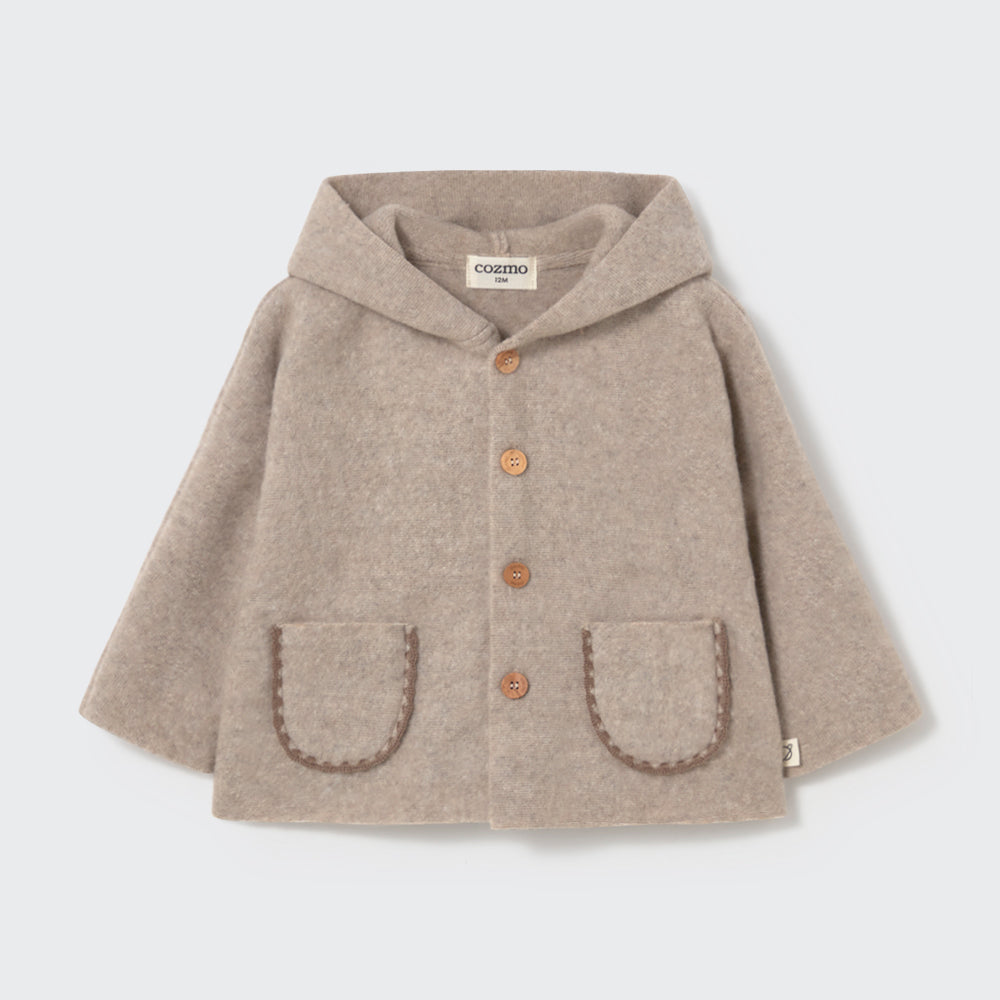 Baby Bamboo Coat (Stone)
