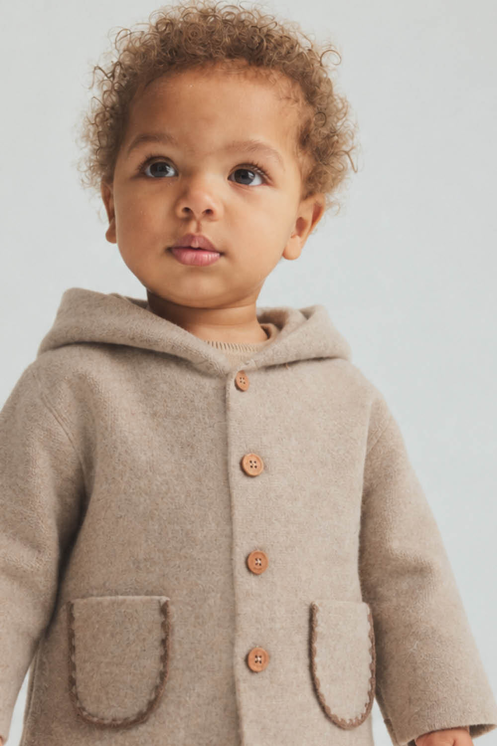 Baby Bamboo Coat (Stone)