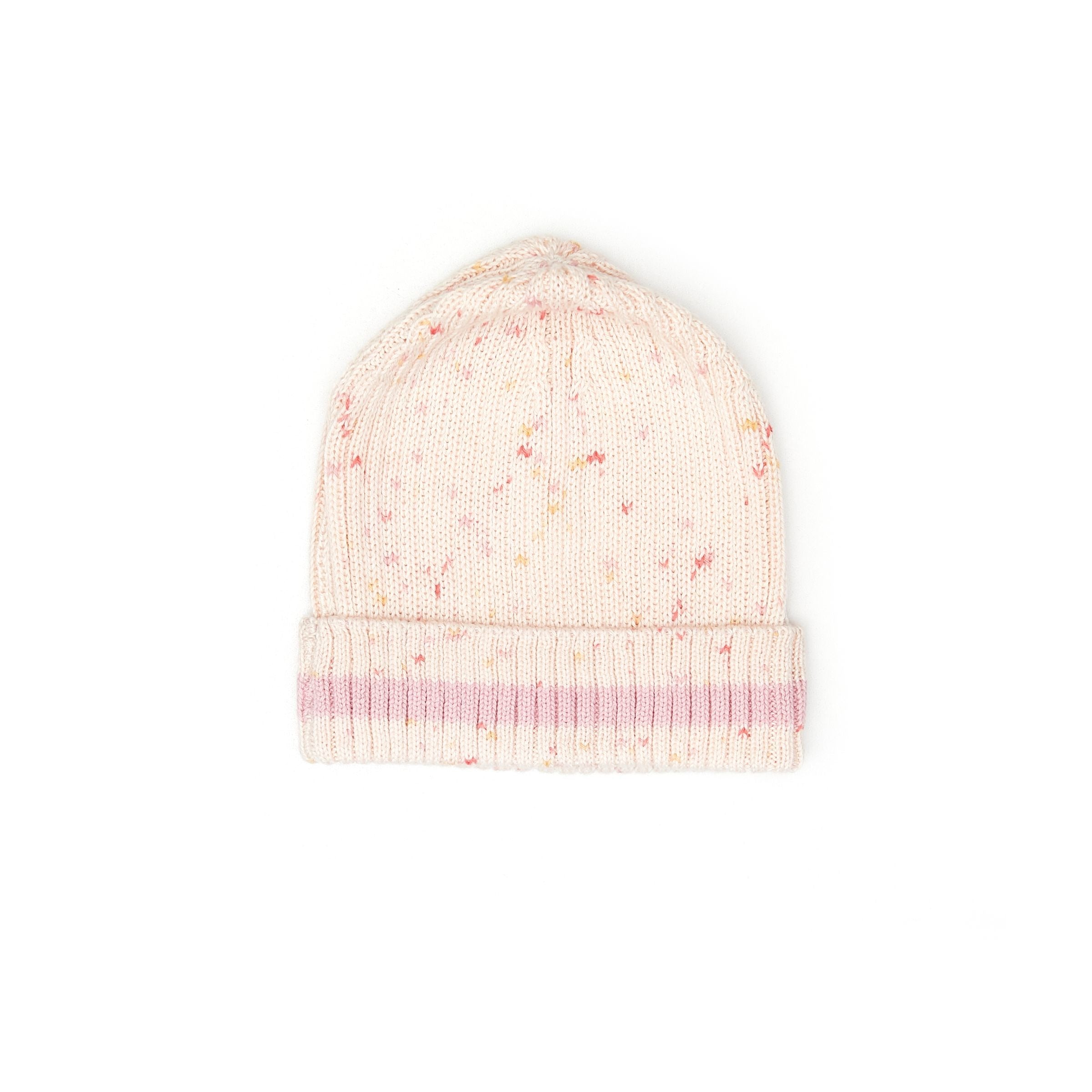 Ribbed Beanie (Rose Confetti/Cameo Pink)