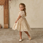 Chloe Dress (Embroidered Daisy)