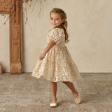Chloe Dress (Embroidered Daisy)