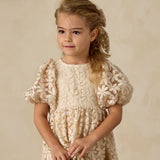 Chloe Dress (Embroidered Daisy)