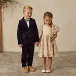 Chloe Dress (Embroidered Daisy)