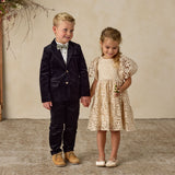 Chloe Dress (Embroidered Daisy)