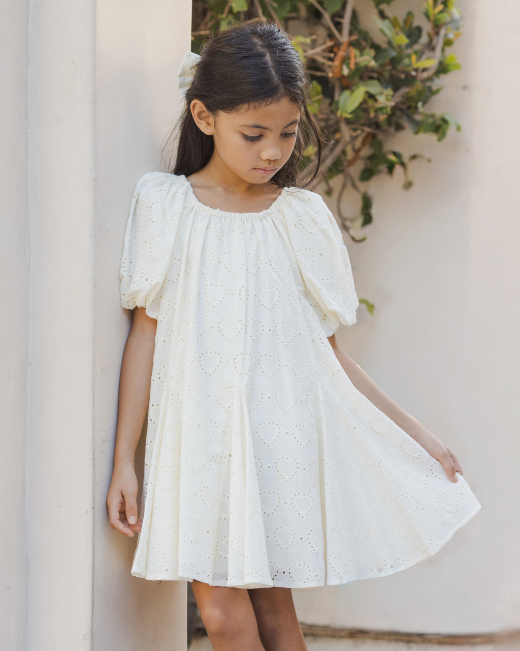 Maia Dress (Heart Eyelet)