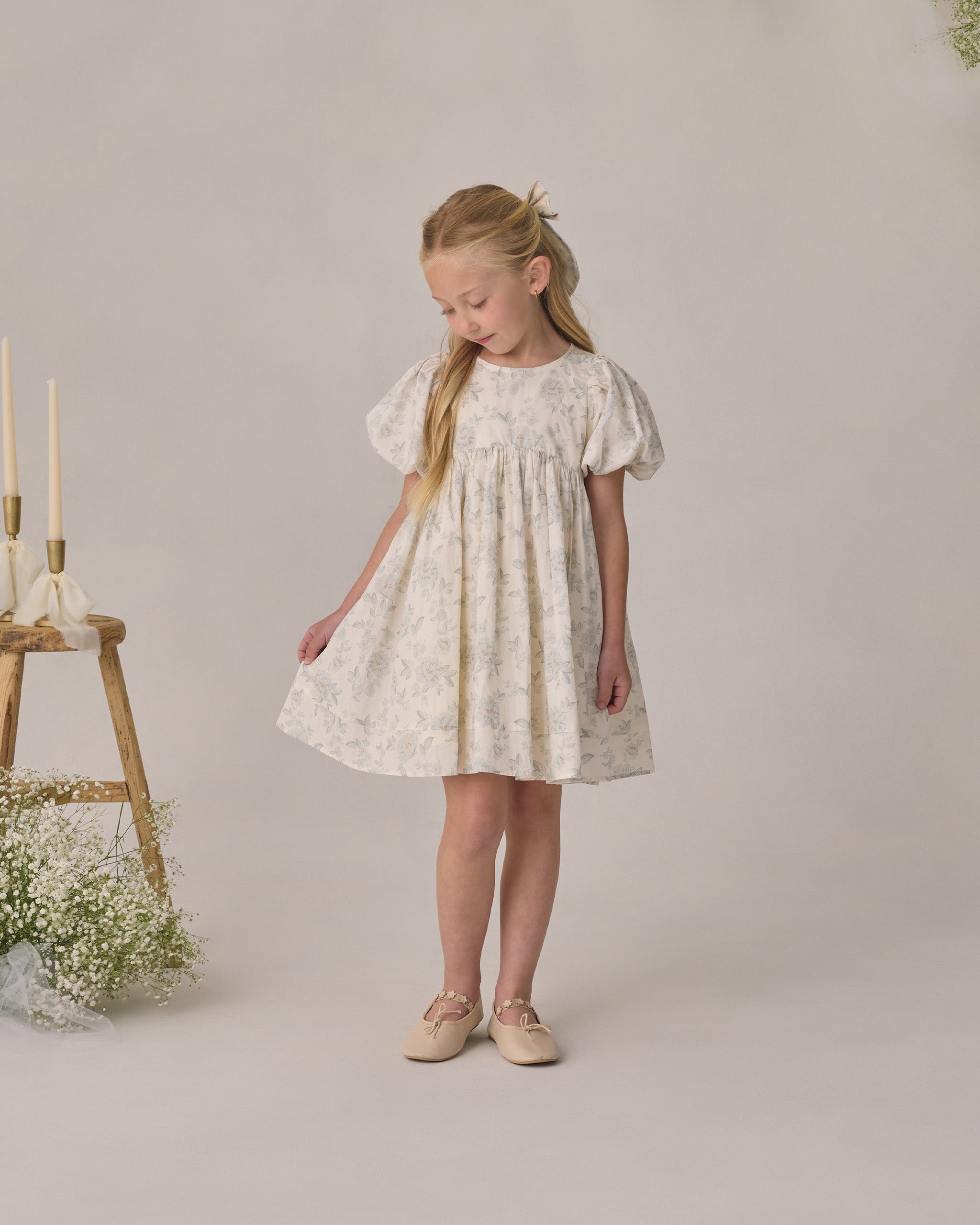 Luna Dress (Mist English Rose)