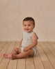Georgie Romper (Eucalyptus Check)