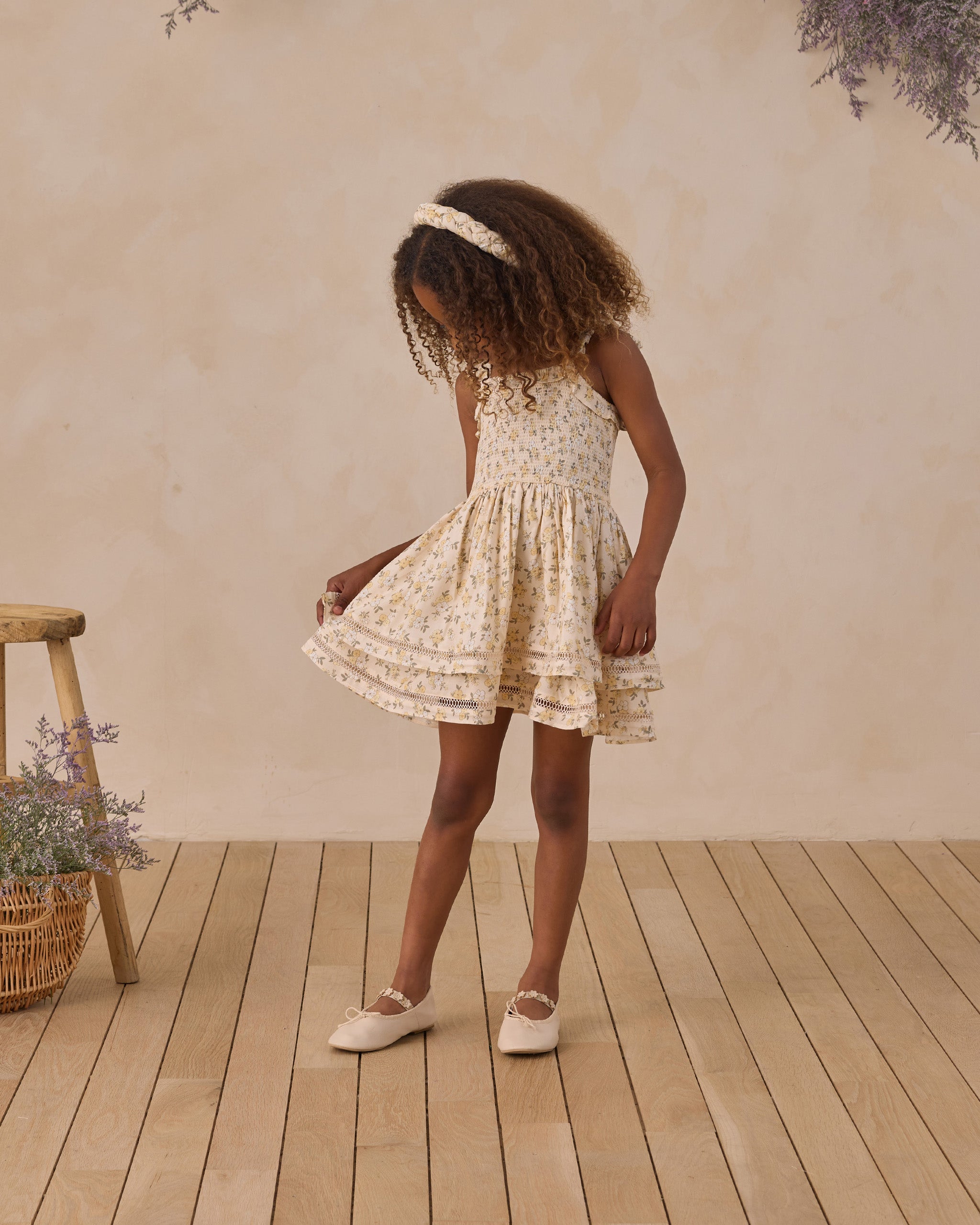 Birdie Dress (Lemon Meadow)