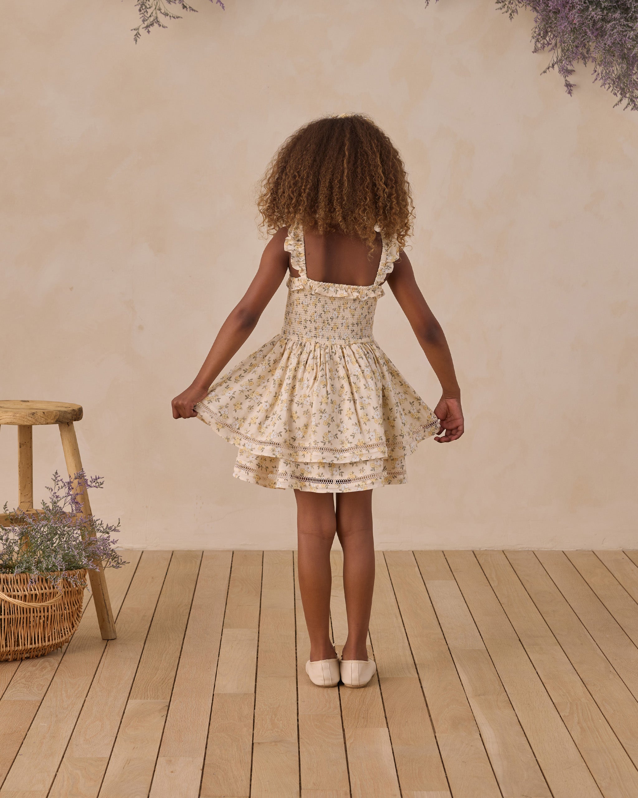 Birdie Dress (Lemon Meadow)
