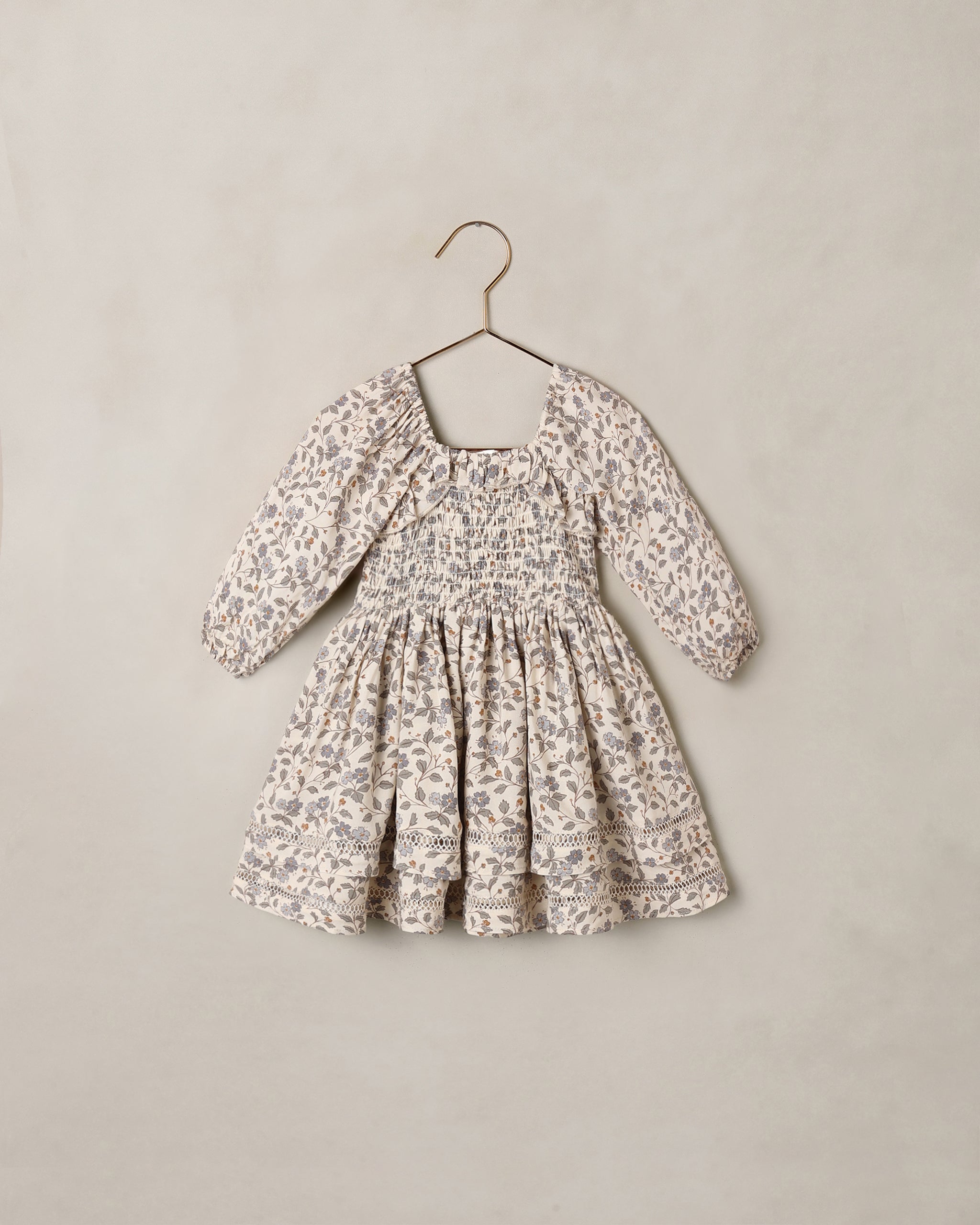 Elodie Dress (Blue Garden)