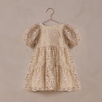 Chloe Dress (Embroidered Daisy)