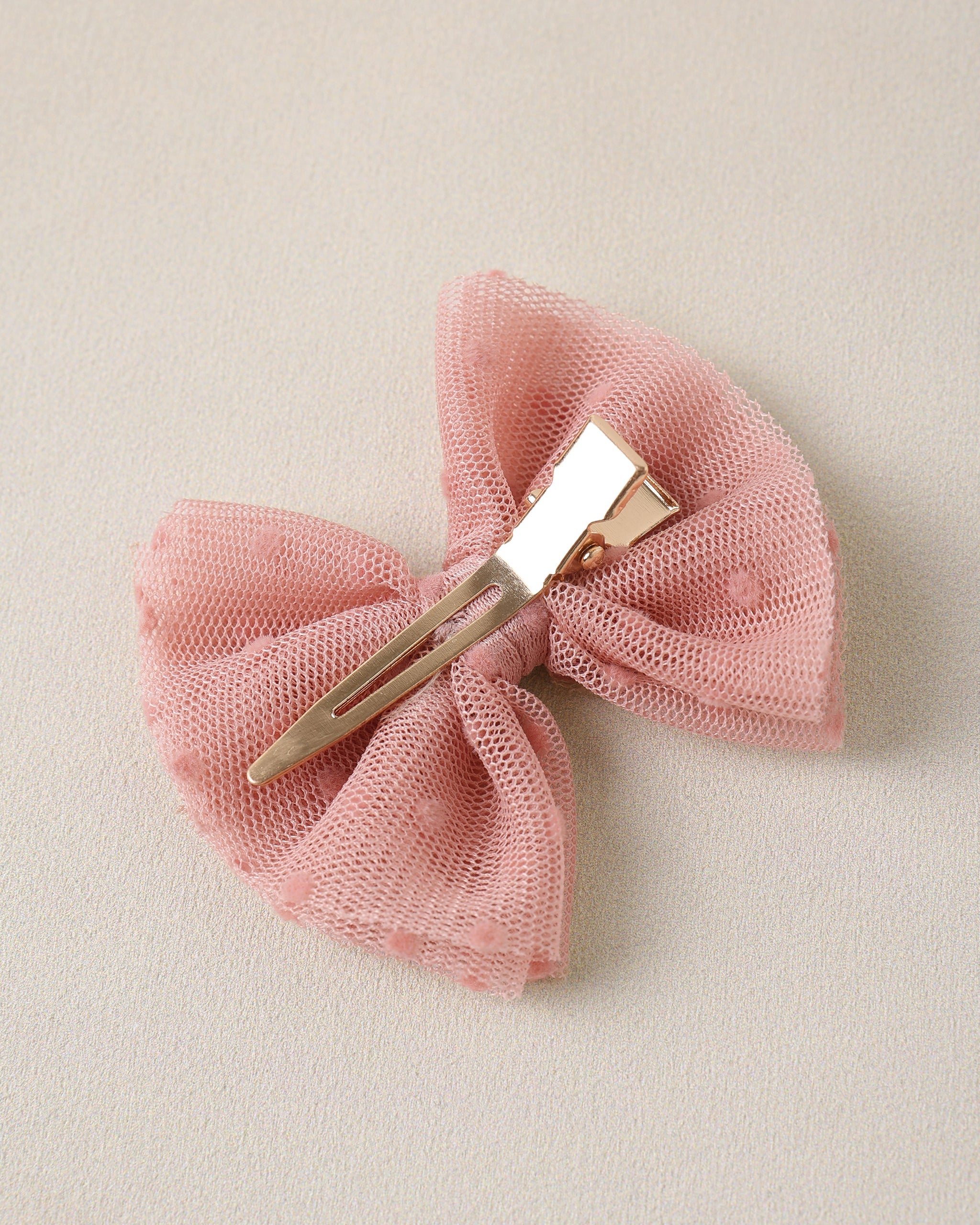 Flutter Tulle Clips (Cotton Candy)