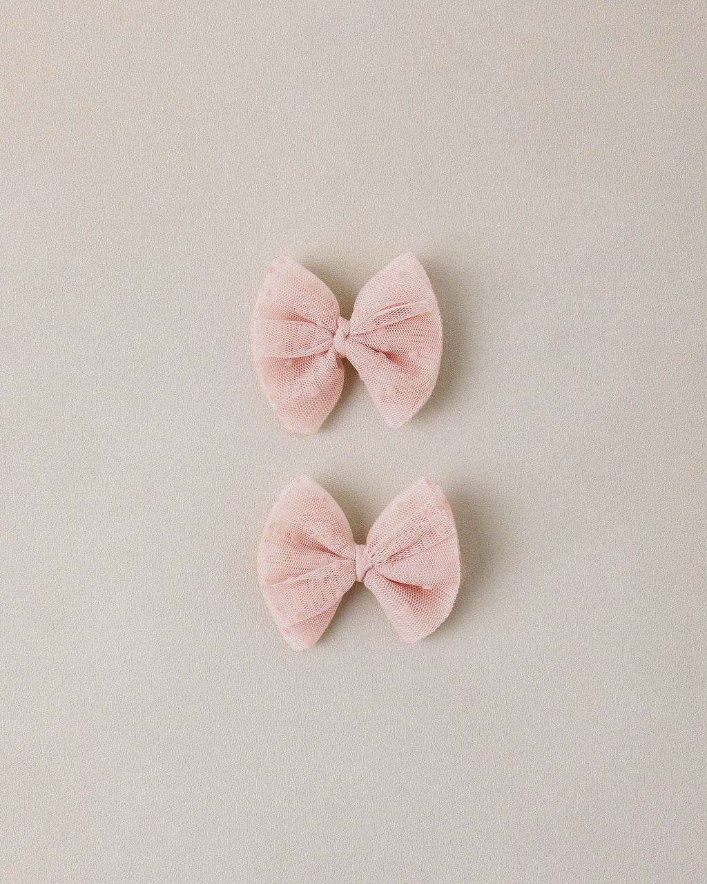 Flutter Tulle Clips (Cotton Candy)