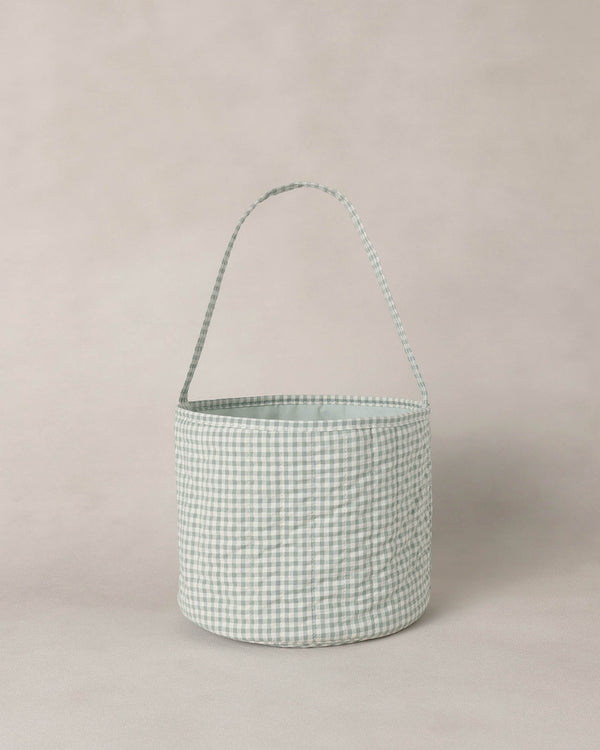 Easter Basket (Eucalyptus Check)