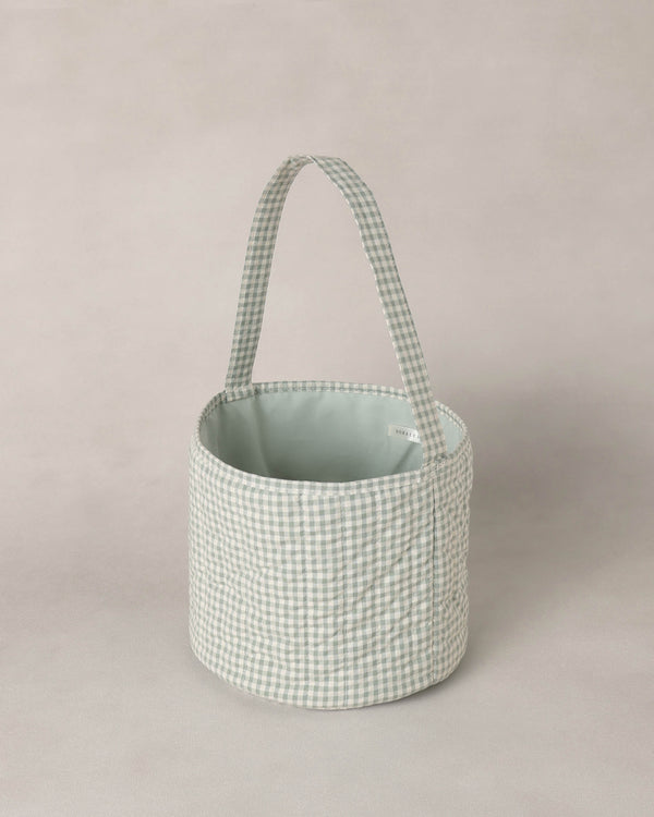 Easter Basket (Eucalyptus Check)
