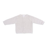 Chenille Button Down Cardigan Set (Natural)