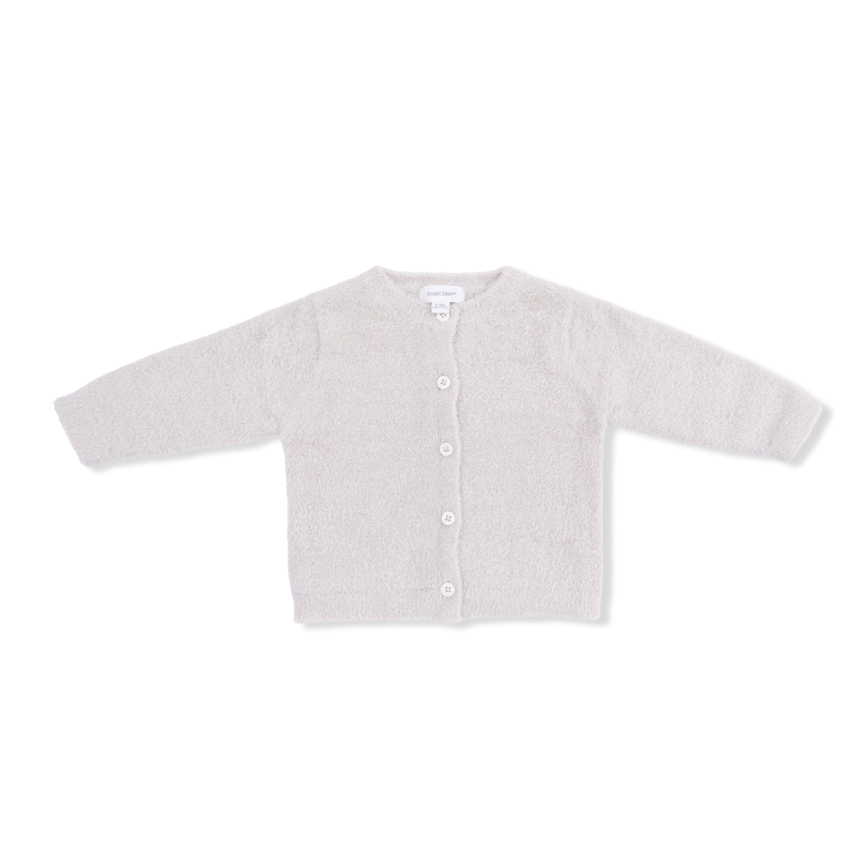 Chenille Button Down Cardigan Set (Natural)