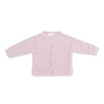 Chenille Button Down Cardigan Set (Blush)